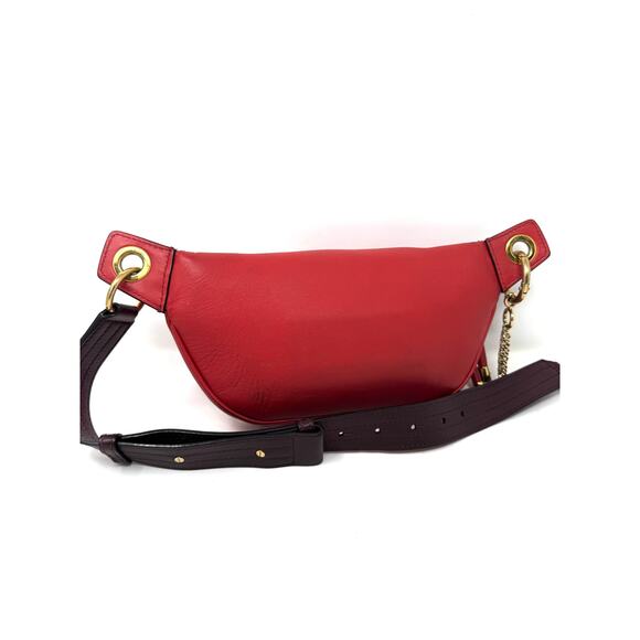 Givenchy Red Whip Belt Bag Leather Small - Picture 5 of 14
